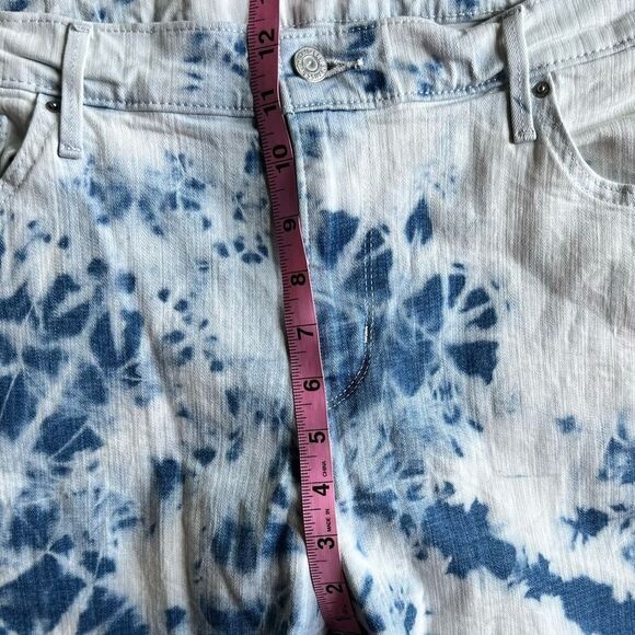 Levi's 721 High Rise Tie Dye Ankle Skinny Jeans - Picture 9 of 12